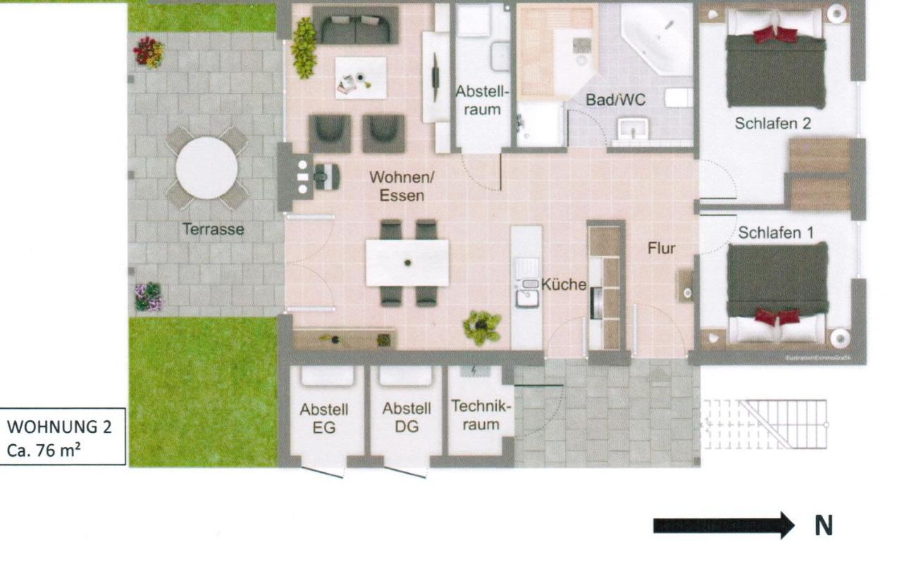 5*Ferienwohnung Seeblick 2 Wendisch Rietz Buitenkant foto